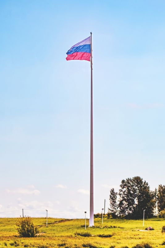 Flagpole in Winter